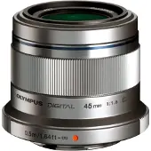 Olympus M.Zuiko Digital ED 45mm f/1.8 - Zilver