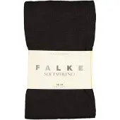 Falke Softmerino eenkleurig wol katoen panty dames bruin - maat 48-50