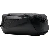 Peak Design Travel Duffel, zwart, geschikt voor kamperen, sport en reizen, 50 liter, nylon, nylon, gevoerd
