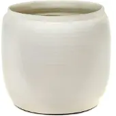Serax Bloempot XL model Costa Creme D 18,5 cm H 19 cm D opening 17 cm