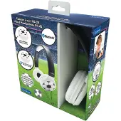 Lexibook 2-in-1 Bluetooth en Bedrade comfortabele opvouwbare Koptelefoon met veilige volumebeperking Football Design