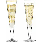 Ritzenhoff Champagnergläser Goldnacht 205 ml Set van 2