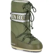 Moon Boot Enkellaarzen - Mb Icon Nylon Boots Khaki 80d1400440 in groen | Maat 42 (EU)