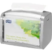 Tork Servetdispenser N4, N12 Xpressnap Hoogwaardig kunststof 20,1 x 15 x 15,5 cm Lichtgrijs
