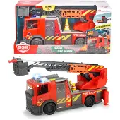 Dickie Toys Toys Scania Brandweerwagen - 35 cm - Licht & Geluid - Speelgoedvoertuig