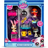 Little Live Pets - Disco Nights Play Pack Gen 7 Authentieke LPS Bobble Head Toy Figure Collectible Toy Animal Leeftijden 4+