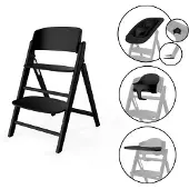 Cybex Kinderstoel CLICK & FOLD 4-in-1 Stunning Black/Black met Newbornset, Babyset & Eetblad