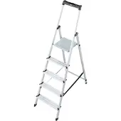Krause Aluminium trapladder - 5 treden
