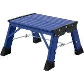 Krause Inklapbare trap Treppy, 1 trede, blauw
