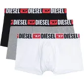 Diesel Boxershorts 'UMBX-DAMIENTHREEPACK' grijs / rood / zwart / wit