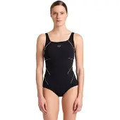 Arena Dames Badpak Jewel One Piece Low C Cup R Zwart Wit