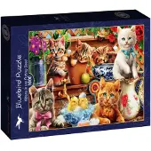 Bluebird Puzzle Kittens in the Potting Shed Puzzel (1000 stukjes)