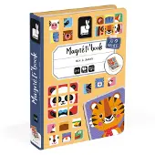 Janod Magnetibook Mix&match Puzzle Veelkleurig 3-8 Years Kinderen