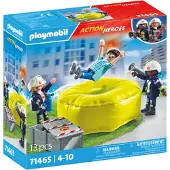 Playmobil Action Heroes 71465 Brandweermannen met reddingskussen