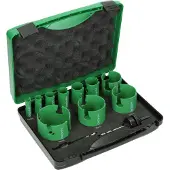 Hikoki Gatenzagenset Hout 11-delig
