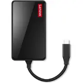 Lenovo GX91M73945 laptop dock & poortreplicator Bedraad USB 3.2 Gen 1 (3.1 Gen 1) Type-C Zwart