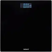 Wenko Personenweegschaal LCD, digitaal, voor lichaamsgewicht, geschikt voor badkamer en toilet, tot 150 kg