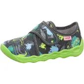 Superfit Huisschoenen lichtblauw / grijs / appel