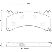 Brembo Remblokset, schijfrem P 10 103