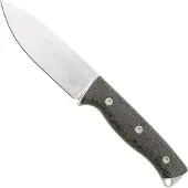 White River Knives Ursus 45 WRUR45-BBL-MAG, Stonewashed MagnaCut, Black Burlap Micarta, bushcraftmes