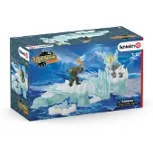 Schleich ELDRADOR CREATURES - Speelfigurenset - Aanval op de IJsrotsen - Kinderspeelgoed voor Jongens en Meisjes - 7 tot 12 jaar - 6 Onderdelen - 42497