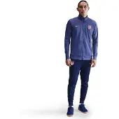 Nike Atletico Madrid Strike Trainingspak Full-Zip 2025-2026 Donkerpaars Donkerblauw Geel