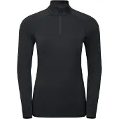 Montane F Dart Xt Zip Neck, dames, zwart