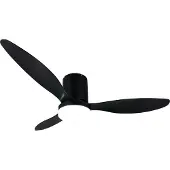 REALITY IMPORT Plafondventilator met ledlamp | Göteborg | Ø 132 cm | 2700-6000K | Zwart | 20W | Lighting
