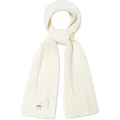 Ugg Dames Sjaals Chunky Rib Knit Scarf - Wit - Maat ONESIZE