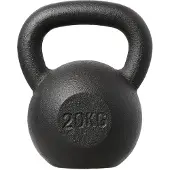 HMS Kettlebell - Gietijzer - 20 kg - Zwart