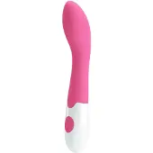 Pretty Love Bishop - g-spot vibrator - waterdicht - siliconen - roze/wit
