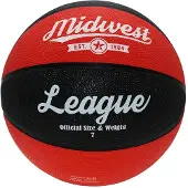 Midwest League Indoor/Outdoor Basketbal Zwart - Rood 7