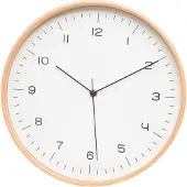 4Living Wandklok van multiplex, diameter 31 cm