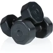 Gymstick Vinyl S 2 X 2kg Dumbbell Zwart 2 kg