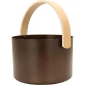 Saunia - Sauna Emmer - 6 liter - Met bijpassende opgietlepel - Mokka