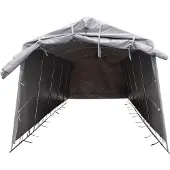 Fornorth tentgarage, 2,7 x 5,1 meter, lichtgrijs