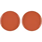Maku Eetborden SIMPLE, diameter 26 cm, 2 stuks, oranje