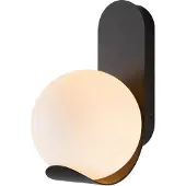 Nordlux Dalius LED Wandlamp | 1x E27 Max 10W | ip44 | Dimbaar | Zwart