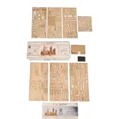 Ugears 3D Modelbouw - Hogwarts Castle - Harry Potter - Mechanisch Bouwpakket Hout - Educatief Speelgoed