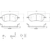 Brembo Remblokkenset, schijfrem P 36 038