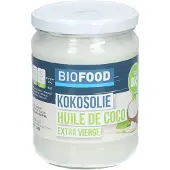 Biofood Kokosolie Extra Vierge BIO 500 g Olie