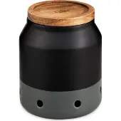 Cole and mason Knoflookhouder Cole & Mason Elmdon Ceramic Black/Grey