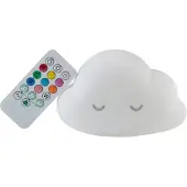 Nattou VEILLEUSES SILICON nachtlicht wolk met afstandsbediening medium 12 cm