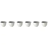 Mepal Margrethe mini schaal 25 ml 6-pack Wit