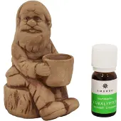 Emendo - Saunatonttu - Sauna kabouter zittend + 10ml Eucalyptus