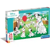 Clementoni Maxi 101 Dalmatiërs Disney Puzzel 24 Stukken