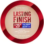 Rimmel Stichting, Lasting Finish 25H Compact Powder Foundation (002 Parel)