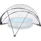 Exit Zwembad Overkapping ECO ø460cm - Zwembad Dome - Universeel - Zwembad Accessoire - Weerbestendig