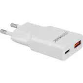 Transmedia Laadadapter 30 W 2x USB-C USB PD 3.0, Fast Charge
