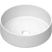 Brauer Circle waskom - 36x36cm - rond - keramiek - mat wit WK-CC36ROMW